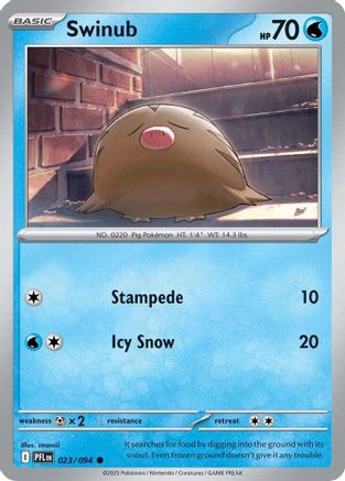 Swinub (23) [ME02: Phantasmal Flames] - Deck Out Gaming