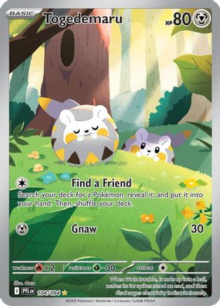 Togedemaru - 104/094 (104) [ME02: Phantasmal Flames] Holofoil - Deck Out Gaming