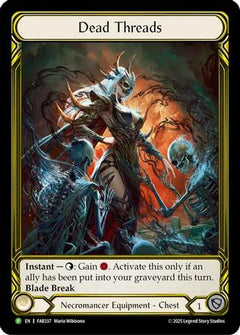 Dead Threads (Golden) - FAB337 (FAB337) [Flesh and Blood: Promo Cards] Cold Foil - Deck Out Gaming