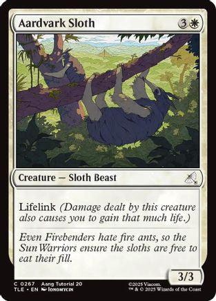 Aardvark Sloth (0267) (267) [Avatar: The Last Airbender: Eternal-Legal] - Deck Out Gaming