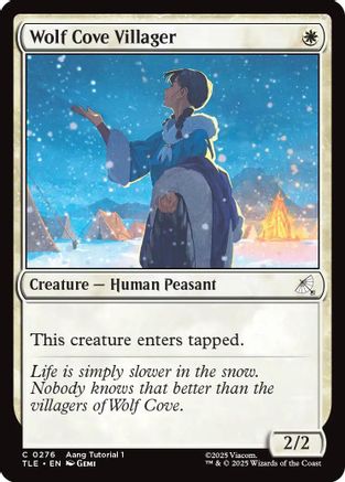 Wolf Cove Villager (0276) (276) [Avatar: The Last Airbender: Eternal-Legal] - Deck Out Gaming