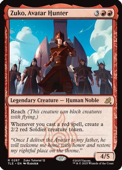 Zuko, Avatar Hunter (0287) (287) [Avatar: The Last Airbender: Eternal-Legal] - Deck Out Gaming