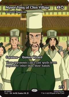 Mayor Tong of Chin Village - Drannith Magistrate (Borderless) (2) [Avatar: The Last Airbender: Eternal-Legal] - Deck Out Gaming
