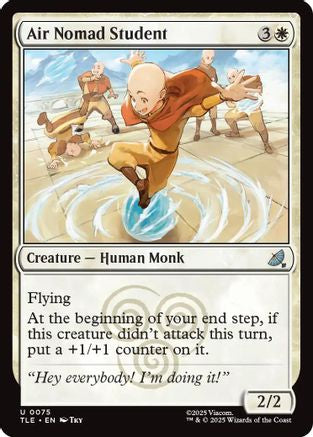 Air Nomad Student (75) [Avatar: The Last Airbender: Eternal-Legal] - Deck Out Gaming