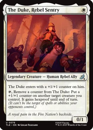 The Duke, Rebel Sentry (76) [Avatar: The Last Airbender: Eternal-Legal] foil - Deck Out Gaming