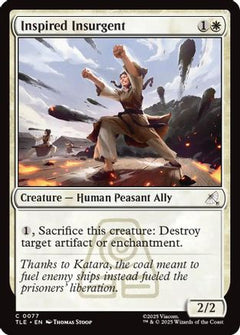 Inspired Insurgent (77) [Avatar: The Last Airbender: Eternal-Legal] foil - Deck Out Gaming