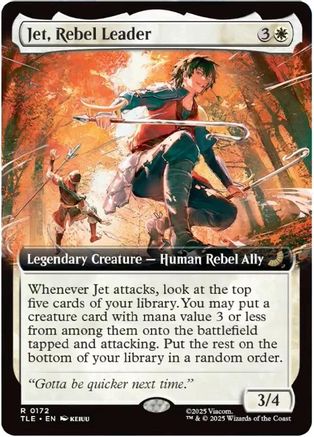 Jet, Rebel Leader (Extended Art) (172) [Avatar: The Last Airbender: Eternal-Legal] foil - Deck Out Gaming