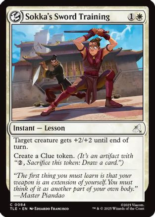 Sokka's Sword Training (84) [Avatar: The Last Airbender: Eternal-Legal] foil - Deck Out Gaming