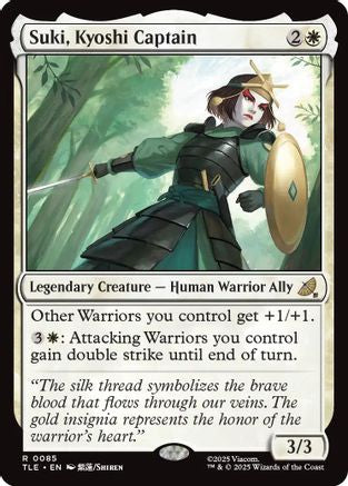 Suki, Kyoshi Captain (85) [Avatar: The Last Airbender: Eternal-Legal] foil - Deck Out Gaming