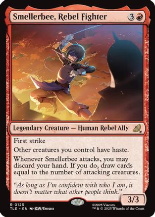 Smellerbee, Rebel Fighter (125) [Avatar: The Last Airbender: Eternal-Legal] foil - Deck Out Gaming