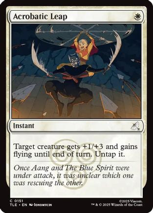 Acrobatic Leap (151) [Avatar: The Last Airbender: Eternal-Legal] foil - Deck Out Gaming
