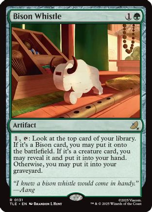 Bison Whistle (131) [Avatar: The Last Airbender: Eternal-Legal] foil - Deck Out Gaming