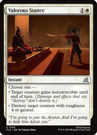 Valorous Stance (154) [Avatar: The Last Airbender: Eternal-Legal] - Deck Out Gaming