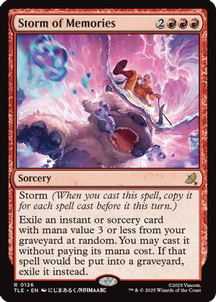 Storm of Memories (126) [Avatar: The Last Airbender: Eternal-Legal] foil - Deck Out Gaming