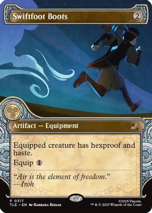 Swiftfoot Boots (Showcase) (317) [Avatar: The Last Airbender: Eternal-Legal] - Deck Out Gaming