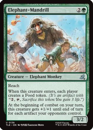 Elephant-Mandrill (138) [Avatar: The Last Airbender: Eternal-Legal] foil - Deck Out Gaming