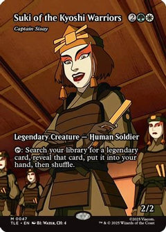 Suki of the Kyoshi Warriors - Captain Sisay (Borderless) (47) [Avatar: The Last Airbender: Eternal-Legal] foil - Deck Out Gaming