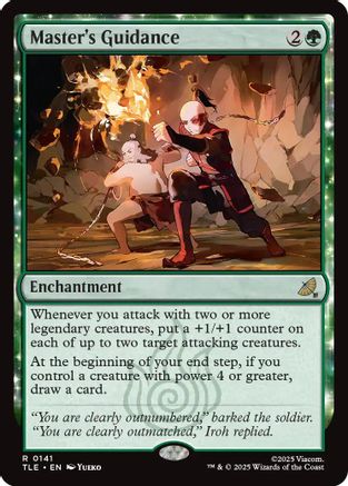 Master's Guidance (141) [Avatar: The Last Airbender: Eternal-Legal] foil - Deck Out Gaming