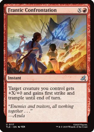 Frantic Confrontation (117) [Avatar: The Last Airbender: Eternal-Legal] foil - Deck Out Gaming