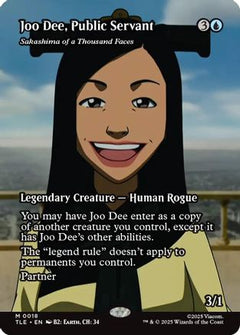 Joo Dee, Public Servant - Sakashima of a Thousand Faces (Borderless) (18) [Avatar: The Last Airbender: Eternal-Legal] foil - Deck Out Gaming