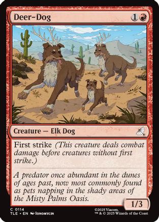 Deer-Dog (114) [Avatar: The Last Airbender: Eternal-Legal] foil - Deck Out Gaming