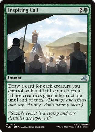 Inspiring Call (168) [Avatar: The Last Airbender: Eternal-Legal] foil - Deck Out Gaming
