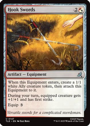 Hook Swords (147) [Avatar: The Last Airbender: Eternal-Legal] foil - Deck Out Gaming