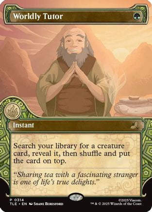Worldly Tutor (Showcase) (314) [Avatar: The Last Airbender: Eternal-Legal] - Deck Out Gaming