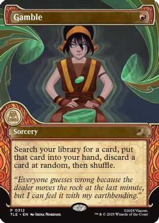 Gamble (Showcase) (312) [Avatar: The Last Airbender: Eternal-Legal] - Deck Out Gaming