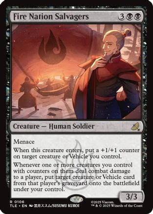 Fire Nation Salvagers (106) [Avatar: The Last Airbender: Eternal-Legal] foil - Deck Out Gaming