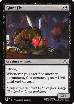 Giant Fly (107) [Avatar: The Last Airbender: Eternal-Legal] foil - Deck Out Gaming