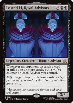 Lo and Li, Royal Advisors (108) [Avatar: The Last Airbender: Eternal-Legal] foil - Deck Out Gaming