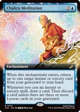Chakra Meditation (Extended Art) (179) [Avatar: The Last Airbender: Eternal-Legal] foil - Deck Out Gaming