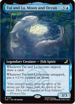 Tui and La, Moon and Ocean (Extended Art) (181) [Avatar: The Last Airbender: Eternal-Legal] foil - Deck Out Gaming