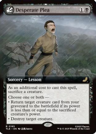 Desperate Plea (Extended Art) (185) [Avatar: The Last Airbender: Eternal-Legal] - Deck Out Gaming