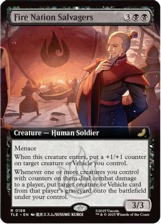 Fire Nation Salvagers (Extended Art) (188) [Avatar: The Last Airbender: Eternal-Legal] foil - Deck Out Gaming