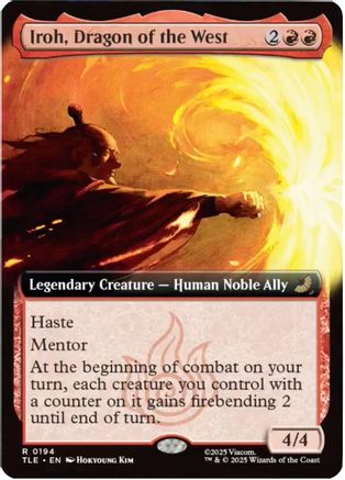 Iroh, Dragon of the West (Extended Art) (194) [Avatar: The Last Airbender: Eternal-Legal] foil - Deck Out Gaming