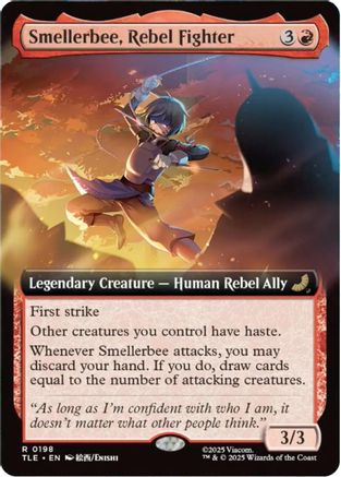 Smellerbee, Rebel Fighter (Extended Art) (198) [Avatar: The Last Airbender: Eternal-Legal] foil