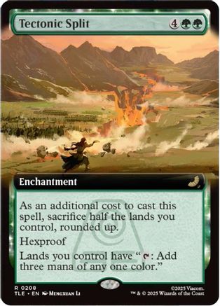 Tectonic Split (Extended Art) (208) [Avatar: The Last Airbender: Eternal-Legal] - Deck Out Gaming