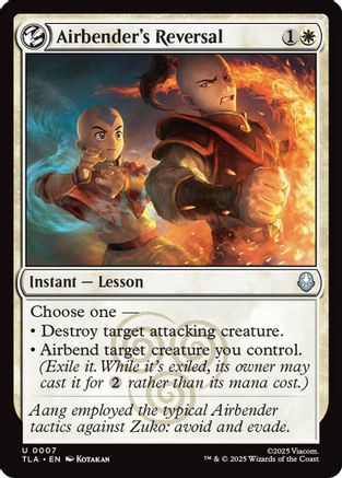 Airbender's Reversal (7) [Avatar: The Last Airbender] foil - Deck Out Gaming