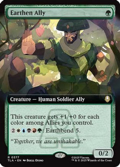 Earthen Ally (Extended Art) (377) [Avatar: The Last Airbender] - Deck Out Gaming
