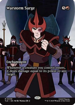 Warstorm Surge (Borderless) (38) [Avatar: The Last Airbender: Eternal-Legal] foil - Deck Out Gaming