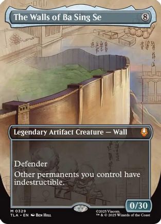 The Walls of Ba Sing Se (Borderless) (329) [Avatar: The Last Airbender] - Deck Out Gaming