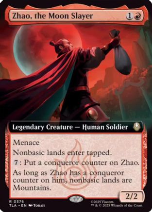 Zhao, the Moon Slayer (Extended Art) (376) [Avatar: The Last Airbender] foil - Deck Out Gaming