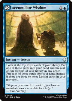 Accumulate Wisdom (44) [Avatar: The Last Airbender] foil - Deck Out Gaming