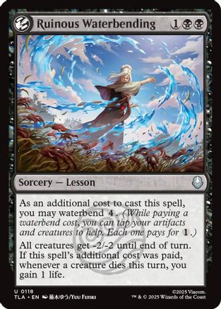 Ruinous Waterbending (118) [Avatar: The Last Airbender] foil - Deck Out Gaming