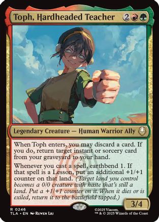 Toph, Hardheaded Teacher (246) [Avatar: The Last Airbender] - Deck Out Gaming