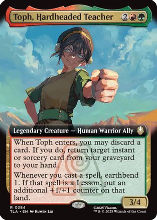 Toph, Hardheaded Teacher (Extended Art) (384) [Avatar: The Last Airbender] - Deck Out Gaming