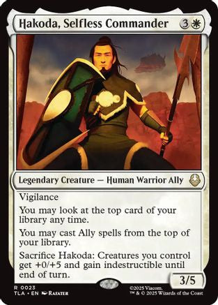 Hakoda, Selfless Commander (23) [Avatar: The Last Airbender] - Deck Out Gaming