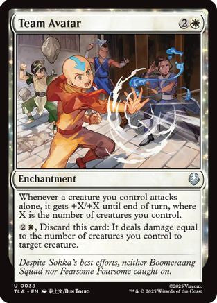 Team Avatar (38) [Avatar: The Last Airbender] foil - Deck Out Gaming